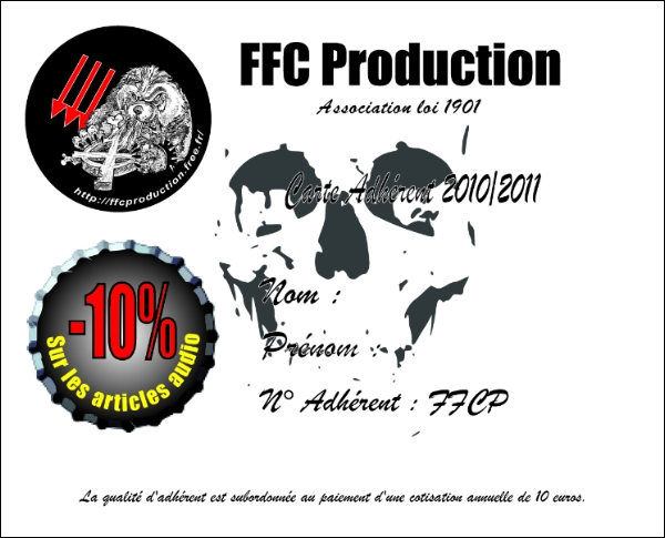 Carte adhrent FFC Production